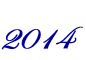 2014年
